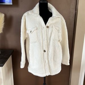 Aerie Sherpa Shacket